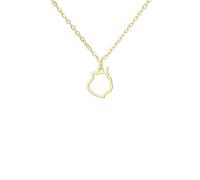 VASSAGO Collar con diseño de mapa de las Islas Canarias, collar de mapa de las 7 islas de España, joyería de recuerdo de viaje, para mujeres y hombres, ajustable, Acero inoxidable, Sin piedra preciosa