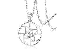 VASSAGO Collar con secuencia de Fibonacci Collar de razón áurea Collar de espiral geométrica para hombres y mujeres Matemáticas Colgante irracional Collar de graduación Regalo para profesor de
