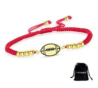 VASSAGO Fútbol/Voleibol/Baloncesto/Fútbol/Béisbol Pulsera para Mujeres Hombres Pulsera Deportiva de Acero Inoxidable Joyería Regalos para Adolescentes Equipo Entrenador Jugadores
