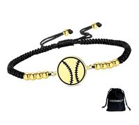 VASSAGO Fútbol/Voleibol/Baloncesto/Fútbol/Béisbol Pulsera para Mujeres Hombres Pulsera Deportiva de Acero Inoxidable Joyería Regalos para Adolescentes Equipo Entrenador Jugadores