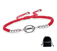 VASSAGO Fútbol/Voleibol/Baloncesto/Fútbol/Béisbol Pulsera para Mujeres Hombres Pulsera Deportiva de Acero Inoxidable Joyería Regalos para Adolescentes Equipo Entrenador Jugadores