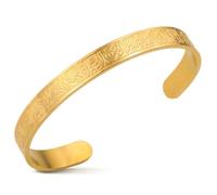 VASSAGO Pulsera Ayatul Kursi para Mujeres Hombres Regalos islámicos Musulmán Alá Corán pulseras abiertas caligrafía árabe flor de loto pulseras Islam Eid Ramadán joyería (Pulsera Ayatul Kursi -G)