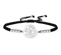 VASSAGO Pulsera Con El Tetragrammaton Y El Pentagrama El Nombre Sagrado Hebreo De Dios Yhvh Protección Contra La Brujería Amuleto Pagano Joyería Pulsera Ajustable Con Cordón Trenzado Mujer Hombre