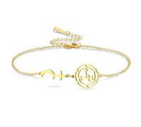 VASSAGO Pulsera De Acero Inoxidable Con El Símbolo De Lilith Cordón Trenzado Ajustable Cruz Lunar Y Sigilo De Lilith Joyas Góticas De Brujería Para Mujeres Y Hombres