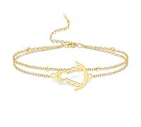 VASSAGO Pulsera de la Virgen María para mujer, de acero inoxidable, hecha a mano, cuerda trenzada cristiana, regalo religioso para confirmación, bautizo, primera comunión, Adjustable, Acero inoxidable