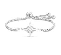 VASSAGO Pulsera de nudo de bruja Tetragrammaton Pentagrama Pulsera Nudo Bruja Colgante de Nudo Celta Ajustable Protección Brujería Joyería Pagana para Mujeres y Hombres, talla única, Acero inoxidable