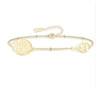 VASSAGO Pulsera ovalada islámica Ayatul Kursi para mujer, pulseras de eslabones de lágrima de Alá, pulsera árabe musulmana del Corán, pulsera con dijes de caligrafía islámica, islam, Eid, Ramadán