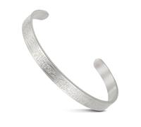 VASSAGO Regalos islámicos Pulsera Ayatul Kursi para Mujeres Hombres Musulmanes Corán Allah Abrible Bangles Ayatul Kursi Pulsera Caligrafía Árabe Islam Joyas Eid Regalos, Talla única, Acero inoxidable