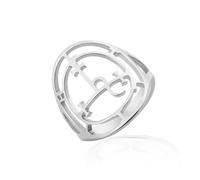 VASSAGO Sigil de Lilith anillo para mujeres hombres pagano diosa declaración anillo elegante brujería mitología inspirado joyería