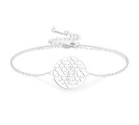 VASSAGO Sri Yantra Pulsera de chakra para mujeres y hombres hecha a mano ajustablecuerda trenzada Yantra geometría sagrada símbolo del hinduismo amuleto yoga meditación (Plata 1)