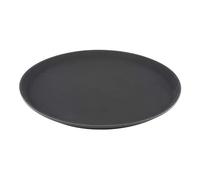Vassoio Antiscivolo Redondo Negro ILSA Polipropileno Para Café 27,5 cm