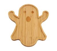 Vassoio Halloween A Tema Fantasma - Decorativo In Legno Creativo, Tagliere Artistico Da Serve Snack Postre Antipasti, Accessorio Stagionale Elegante | Party Casa, Cucina Halloween, Tavola Fe