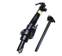 Vástago ajustable de aleación de aluminio de liberación rápida de 25 4 mm para reemplazo de manillar de bicicleta plegable y uso de bicicleta de montaña (con tubo)