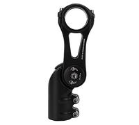 Vástago ajustable para bicicleta Aleación de aluminio Diseño hueco ligero Ángulo ajustable para entusiastas del ciclismo de montaña en carretera 31,8x95 mm 165 mm