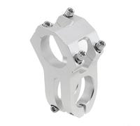 Vástago corto de manillar de 31 8 mm, ajustable para un rendimiento ligero en tu bicicleta (plata)