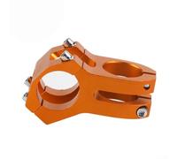Vástago corto para manillar de bicicleta, mejora tu viaje con vástago ajustable para bicicleta , vástago corto para manillar de bicicleta 31 8 mm (naranja)