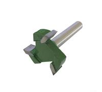 Vástago de 1/4 pulgadas para alerón CNC, brocas de enrutador de superficie con punta de carburo, herramientas de carpintería para tablero de partículas de madera contrachapada MDF, diseño de 3 alas
