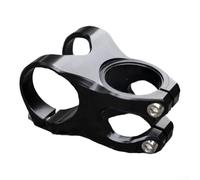 Vástago de 35 mm de longitud para bicicletas de montaña con abrazadera de manillar de 31,8 mm y tubo de dirección de 28,6 mm apto para disciplinas AM y DH (negro)