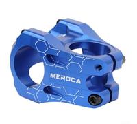 Vástago de aleación de aluminio para bicicletas de montaña compatible con disciplinas DH AM con alcance de 35 mm y ajuste de dirección de 28,6 mm (azul)