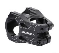 Vástago de aleación de aluminio para bicicletas de montaña que soporta disciplinas DH AM con alcance de 35 mm y ajuste de dirección de 28.6 mm (negro)