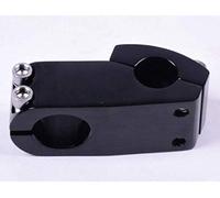 Vástago de aluminio para BMX, 50 mm, longitud 1 1/8 pulgadas, 22,2 mm, manillar de bicicleta, color negro