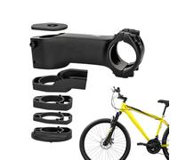 Vástago de bicicleta ajustable, soporte de manillar de aleación de aluminio, ángulo de 7 grados con abrazadera segura, componente de aleación mecanizada, actualización de ciclismo con acabado mate