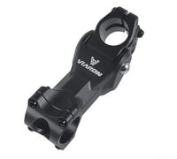 Vástago de bicicleta con suspensión ajustable 70% absorción de golpes 1 1/8 pulgadas a 31 8 mm (negro)