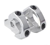 Vástago de bicicleta de 31,8 mm CNC de aleación de aluminio descendente para bicicleta de montaña de 35 mm resistente para conducción de alta intensidad para naranja (plata)