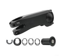 Vástago de bicicleta de aleación de aluminio de 31,8 mm con enrutamiento de cable interno, elevador de manillar de bicicleta forjado en 3D, ángulo de 10 grados para ciclismo MTB de carretera, negro
