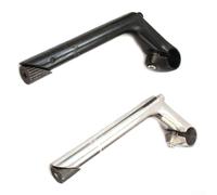 Vástago de bicicleta de aluminio con forma de cuello de cisne para horquilla de 22 2 mm/25 4 mm de extensión hacia adelante, longitud central de 180 mm para una mejor postura de conducción (80 x 25,4