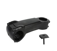 Vástago de bicicleta de carretera, manillar de aleación de aluminio de 31,8 mm que absorbe los golpes para un paseo suave, ligero y para ciclismo de rendimiento (negro)