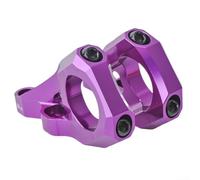 Vástago de bicicleta de doble cara de 31,8 mm, aleación de aluminio CNC DH Riser de 35 mm para bicicleta de montaña, compatible, negro/plateado/naranja/morado (morado)