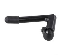 Vástago de bicicleta para horquilla de 22 2 mm con 80 mm de longitud hacia adelante, aleación de aluminio ligera para un mejor rendimiento (negro)
