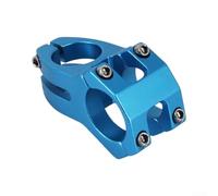 Vástago de ciclismo para bicicletas de montaña y descenso con construcción de aluminio anodizado 6061 y soporte de abrazadera de manillar de 25,4 mm y 31,8 mm (rojo 31,8 x 45 mm)