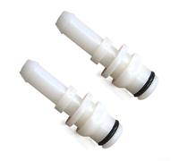 Vástago de conector de manguera para Karcher para Puzzi 100 200 300 00 limpiador de alfombras, pieza de repuesto 4.443-019.0, adaptador macho de plástico, paquete de dos (2 unidades)