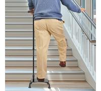 Vástago de escaleras - Ayuda para escaleras - Para personas mayores - Ajustable - Ayuda para subir escaleras