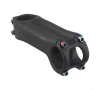 Vástago de fibra de carbono compatible con manubrio de 31,8 mm, ángulo de vástago de -6/17 grados para soportar una gama de geometría de bicicleta (17 grados 100 mm)