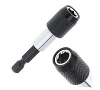 Vástago de impacto de 1/4 pulgadas, soporte de cambio rápido, adaptador de mandril de taladro hexagonal, caliente for taladro eléctrico, destornillador, herramientas eléctricas