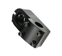 Vástago de manillar de bicicleta de aleación de 45 mm de alcance para barra de 22,2 mm y horquilla de 28,6 mm, accesorio de vástago elevador de bicicleta MTB Downhill Freeride de 4 pernos