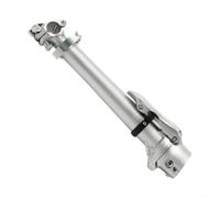 Vástago de manillar plegable ajustable de 28 6 mm para bicicletas eléctricas, aleación de aluminio para un mejor rendimiento (B plateado)