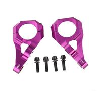 Vástago de montaje directo para bicicleta de montaña Downhill compatible con horquillas de doble corona y manubrio estándar de 31.8 mm (morado)