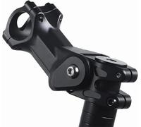 Vástago de suspensión para Bicicletas, Vástago de suspensión, 31,8 mm Vástago de Bicicleta, Aleación de Aluminio MTB Manillar Bicicleta, für Road Bike, MTB, BMX, Fixie Gear, Cycling (Black)