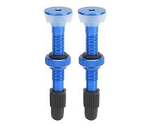 Vástago de válvula de aire sin cámara para bicicleta de montaña, accesorio extensor de válvula Presta de aleación, 1 par (Azul)