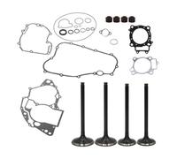 Vástago de válvula de escape de admisión completa for motocicleta, pieza de motor, Kit de junta de cilindro de culata compatible con Ho CRF250R 2004-2007 CRF250X 2004-2017
