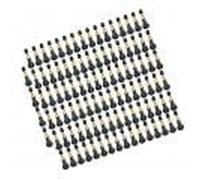 Vástago de Válvula de Neumático Aramox, 100 Piezas, Repuesto Universal para Motocicleta de Coche, Vástago de Válvula de Neumático Negro (TR413)