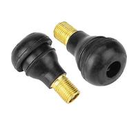 Vástago de Válvula de Neumático Aramox, 100 Piezas, Repuesto Universal para Motocicleta de Coche, Vástago de Válvula de Neumático Negro (TR412)