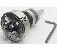 Vástago giratorio MT4 de alta precisión M14x 1 con mandril de torno independiente de 65 mm, 4 mandíbulas, contrapunto del torno 4MT
