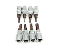 Vástago hexagonal 1 pieza para destornillador Torx para tamaños T8 a T40 de 1/4 pulgadas, acero al cromo vanadio para tareas de mantenimiento y reparación ()