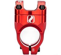 Vástago MTB de 33 mm mecanizado CNC aleación de aluminio 6061 para una respuesta de dirección fiable en terrenos difíciles con dirección de 28.6 mm y ajuste de manillar de 31.8 mm (rojo)