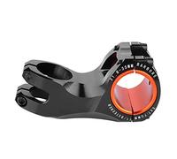 Vástago para Bicicleta de montaña, Elevador Ultraligero Negativo Tubo de aleación de Aluminio de 17 Grados Vástago de Tubo de Bicicleta 31.8 mm Accesorio de Repuesto para b